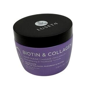 NEW Luseta Biotin & Collagen Hair Mask 3.38oz Sealed Thickening Strengthening